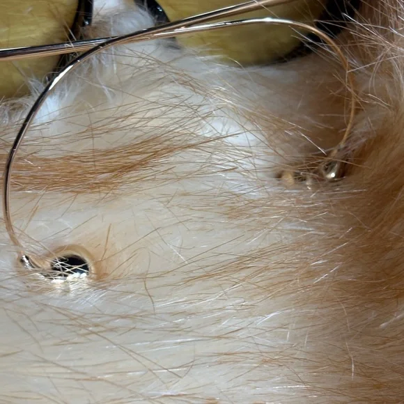 Bottega Veneta Drop Pilot Aviator Sunglasses Black/Yellow Lens Authentic - Picture 7 of 10